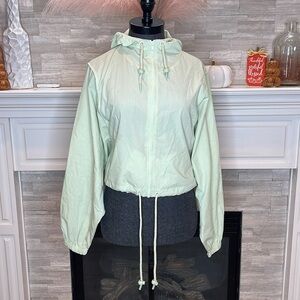 Sisstrevolution Light Green Crop Jacket Size Small